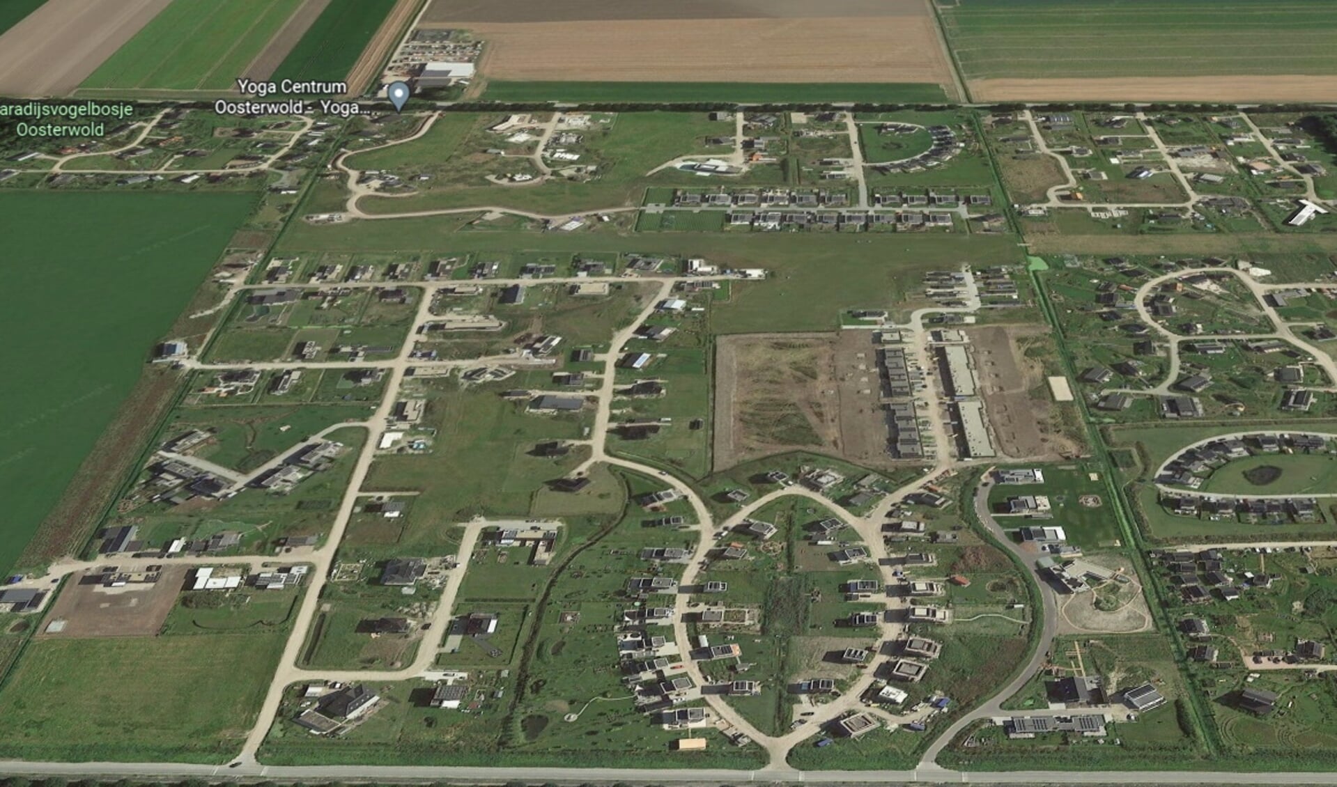 Oosterwold (Foto: Google Earth)