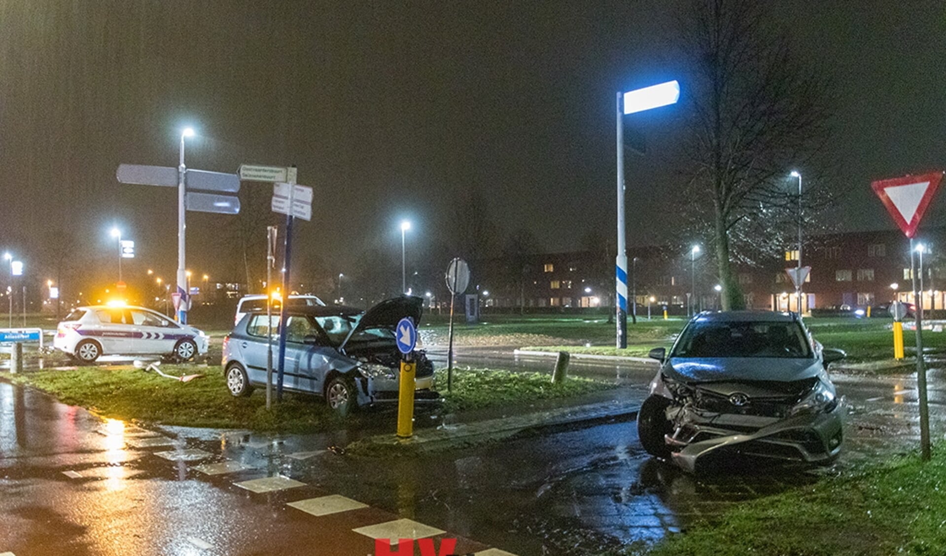 Weer een ongeval op de Evenaar (Foto: HV Almere)