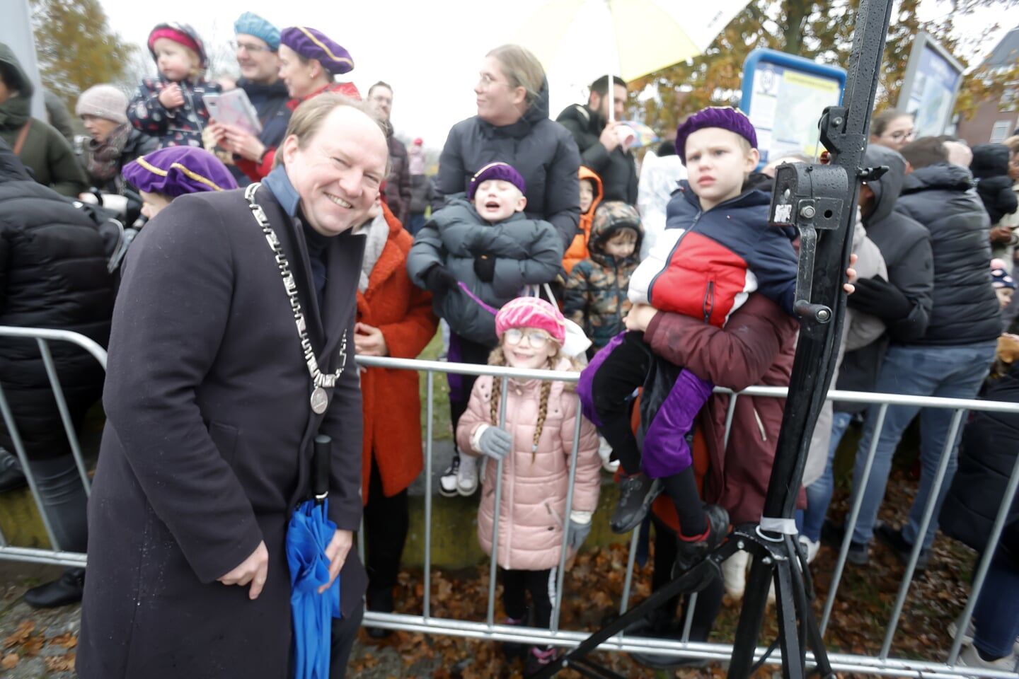 Sinterklaas in Almere Haven. (Foto: Fred Rotgans)