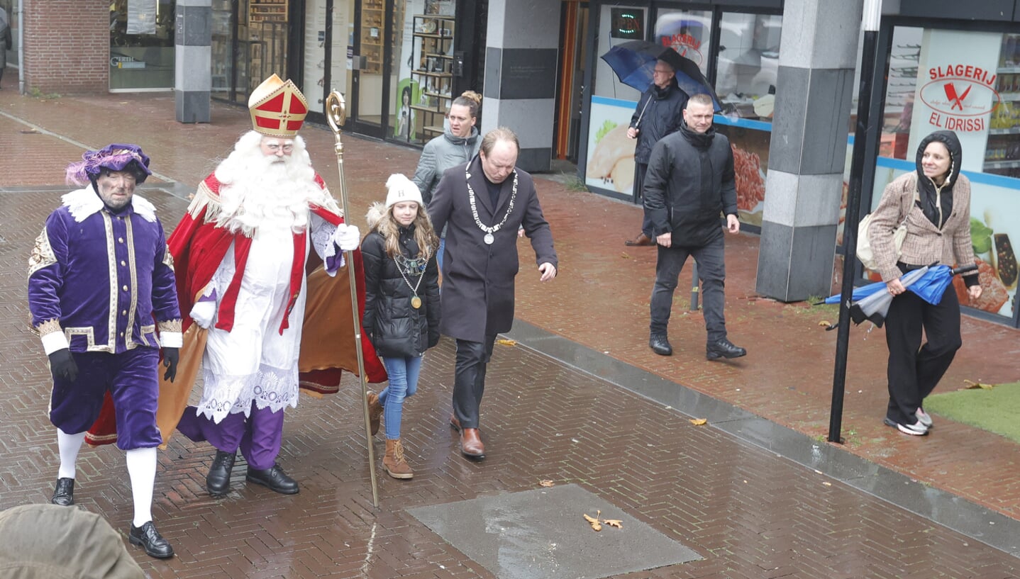 Sinterklaas in Almere Haven. (Foto: Fred Rotgans)