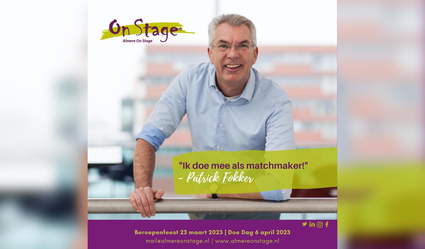 Hoofd matchmaker Patrick Fokker (Foto: aangeleverd)