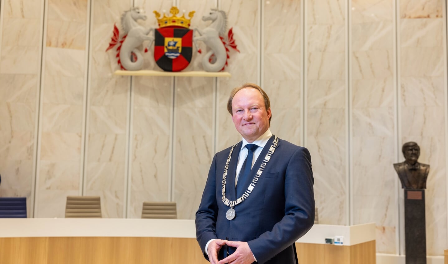 Hein van der Loo is nu de burgemeester van Almere (Foto: Maarten Feenstra)