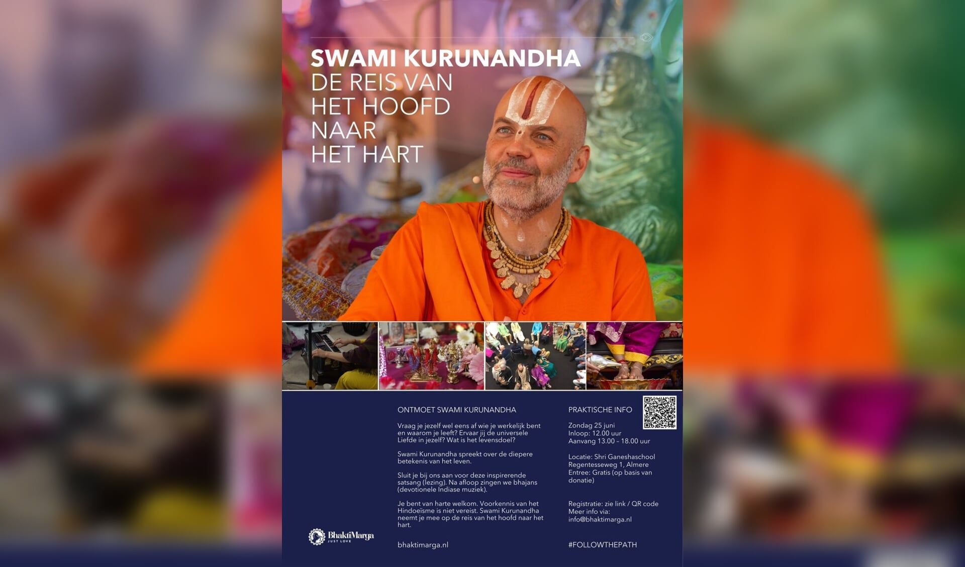 Swami Kurunandha De reis van het hoofd naar het hart