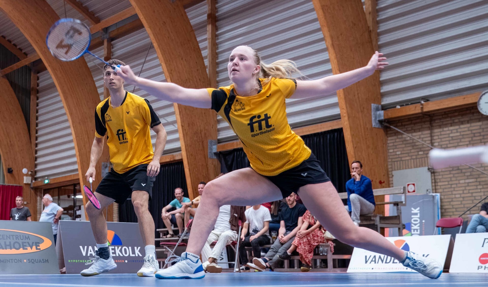 Kirsten de Wit en Dyon van Wijlick (Foto: Geert Berghuis)