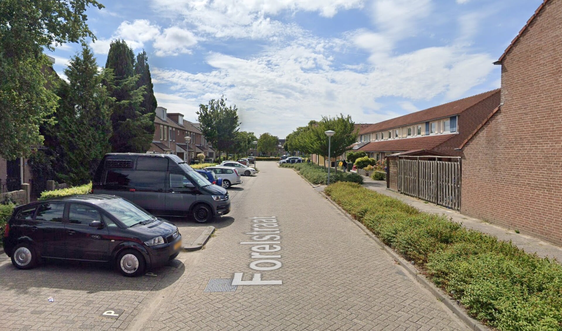 Er is geen flat te bekennen op de Forelstraat (Foto: Google maps)