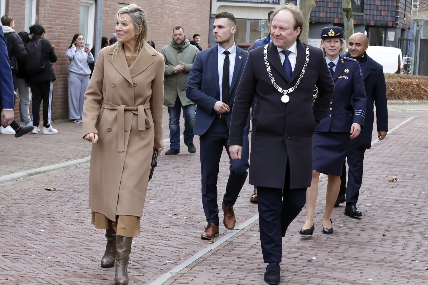 Koning Máxima bezoekt Almere Haven. (Foto: Fred Rotgans)