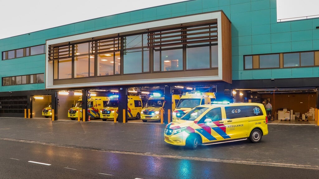 De nieuwe ambulancepost aan de Veluwezoom (Foto: HV Almere)