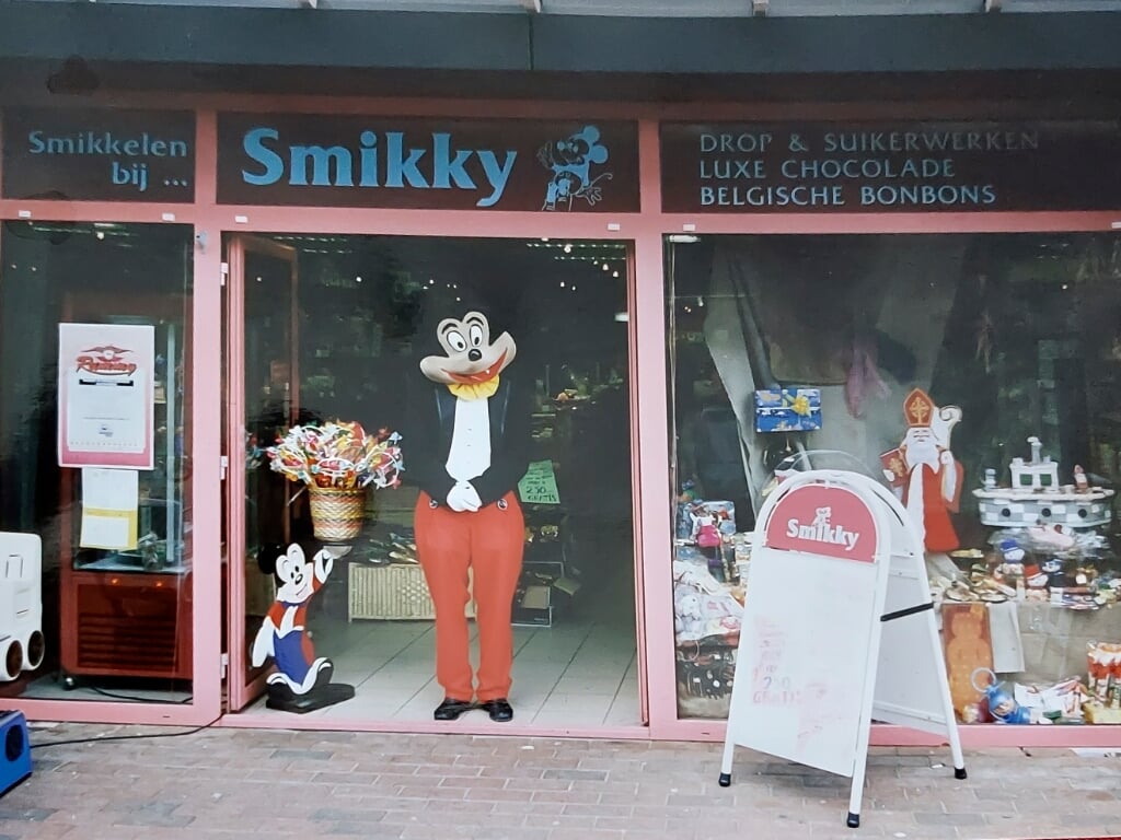 De winkel van Smikky 30 jaar geleden. 
