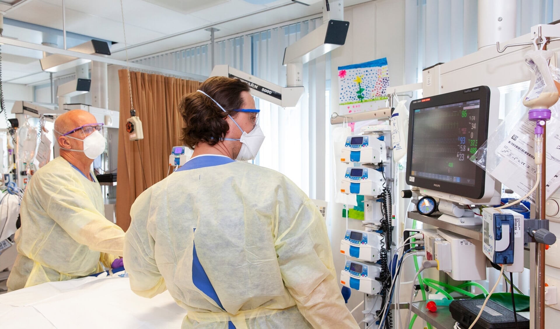 Op de IC in Dordrecht waren afgelopen maandag nog vier COVID-patiënten opgenomen.