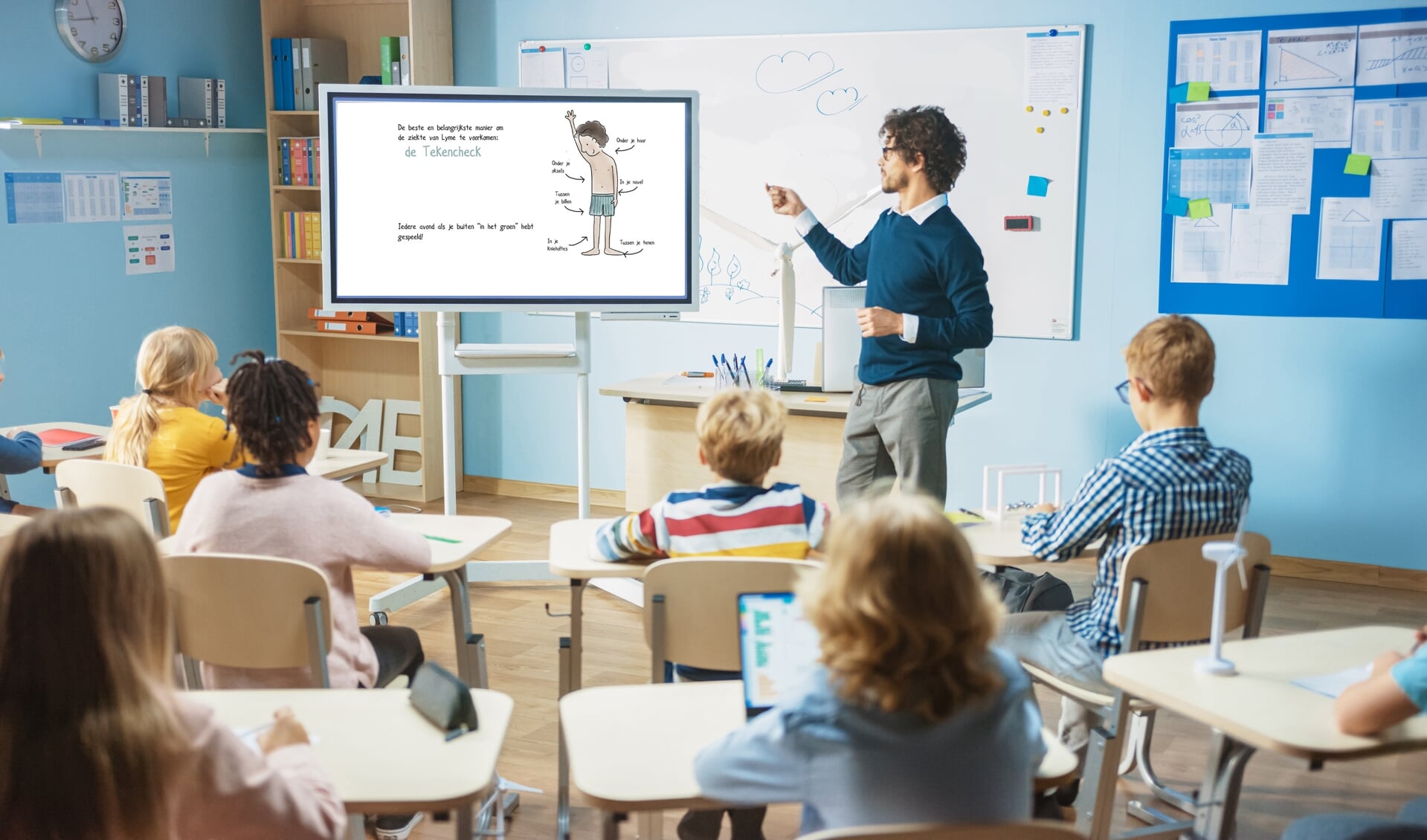 InfoTeek helpt scholen voorlichting te geven over de teek en de noodzakelijk tekencheck.