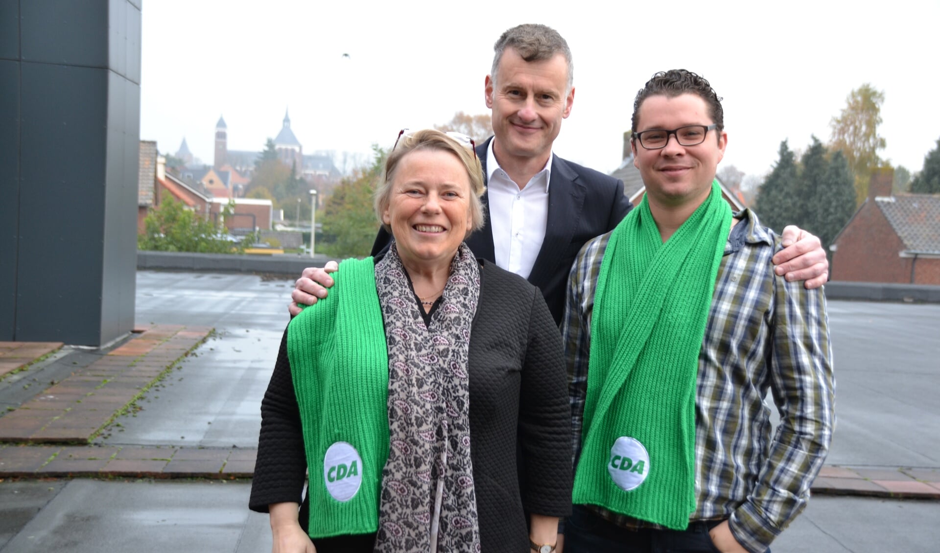 Annette Stinenbosch, Erik Verbogt (rechts) en Hans Peter Verroen. 