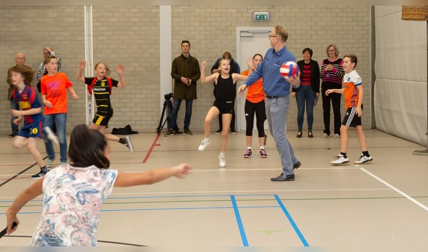 <p>Als het kan sport wethouder Lars van der Beek ook even mee.</p>