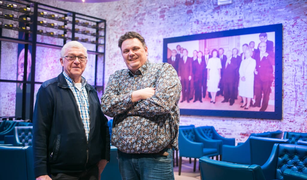 Piet Withagen en Remco van den Heuvel in hun restaurant het Ministerie van eten en drinken. 