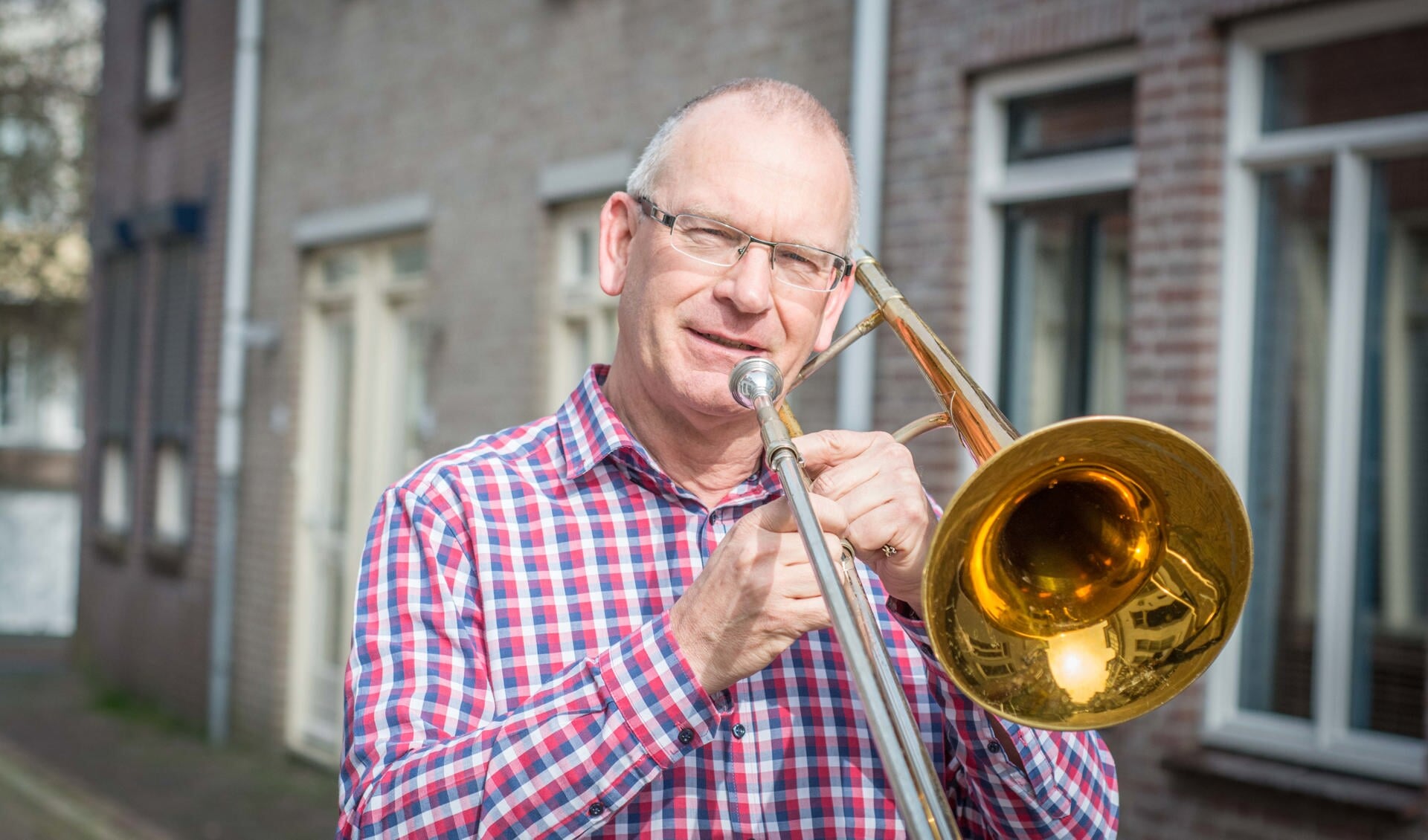 Albert Hagenaars is 50 jaar lid van Harmonie Sint Cecilia Eensgezindheid.