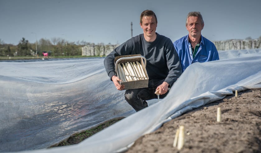 Ferry en Ad de Weert zetten de Brabantse Wal Asperge in het zonnetje.