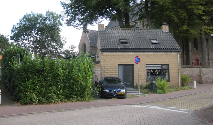 Bord Kromstraat zoals het voorheen stond