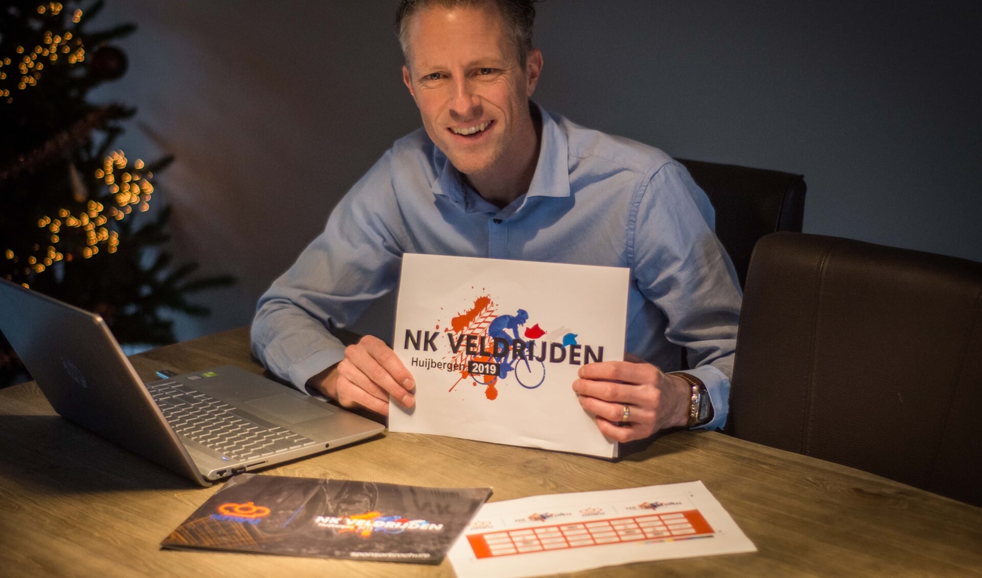 Patrick van Paradijs gaf het NK Veldrijden een topuitstraling.