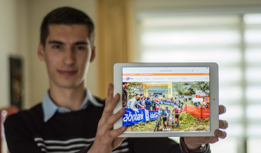 Bram de Ridder bouwde de website van het NK Veldrijden.