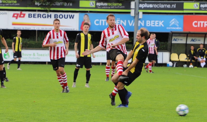 Halsteren zaterdag in een thuiswedstrijd op Sportpark de Beek.