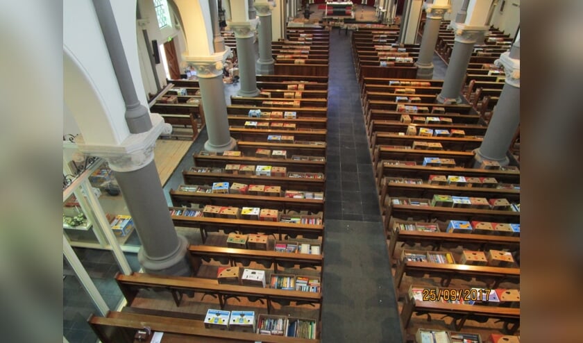 De boekenmarkt in de Sint Gertrudiskerk in Ossendrecht gaat 29 maart niet door.