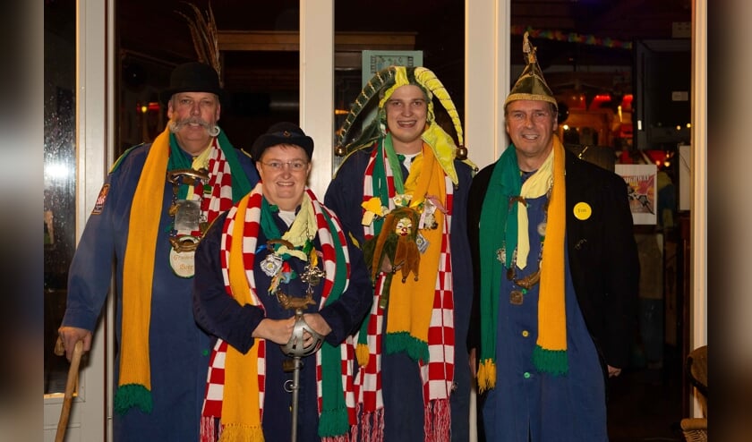 V.l.n.r. Grwootste Boer Theodoor, Garde Looike de 4e, Nar Crammeke en Prins Fon 1e.