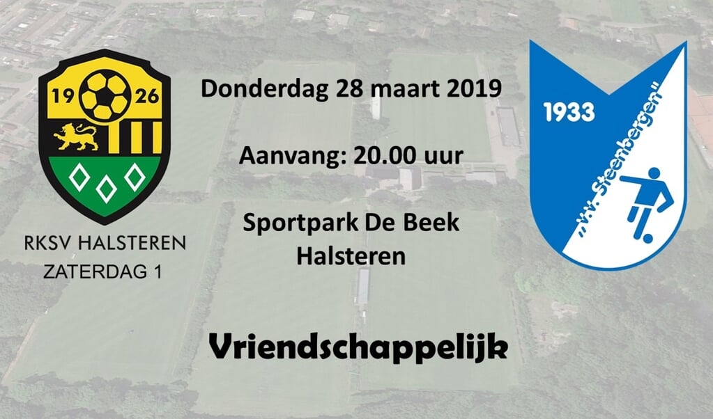 Gisteren was de wedstrijd tegen VV Steenbergen op Sportpark de Beek (3-2).