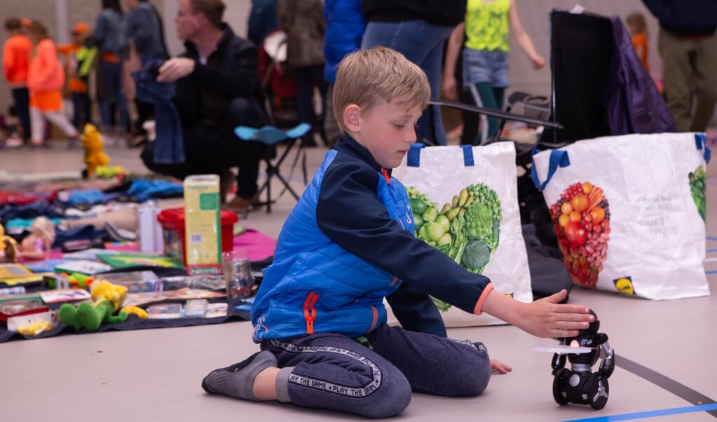 Kindervrijmarkt te Hoogerheide.