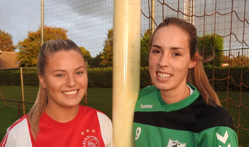 Amber van Pul en Andrea Colpaart (rechts).
