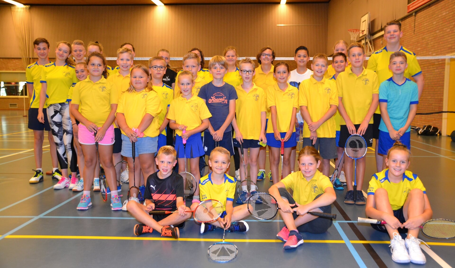 Bij de 50-jarige omnisportvereniging Olympus'69 zijn jeugdleden actief bij de afdeling Badminton. 