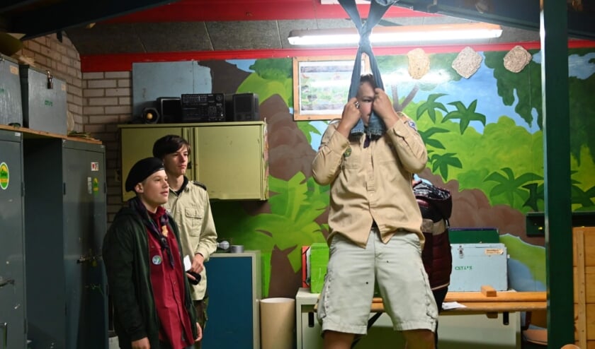<p>Een activiteit tijdens een kijkdag bij Scouting Ossendrecht</p>