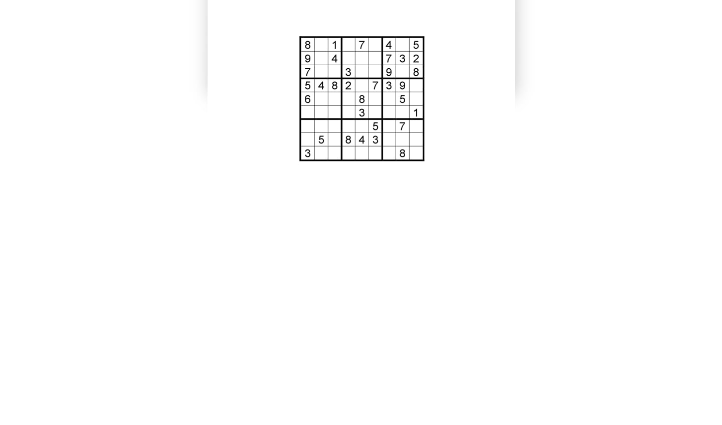 Sudoku eenvoudig