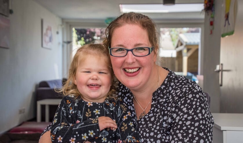 Mirjam met haar dochter Mette.