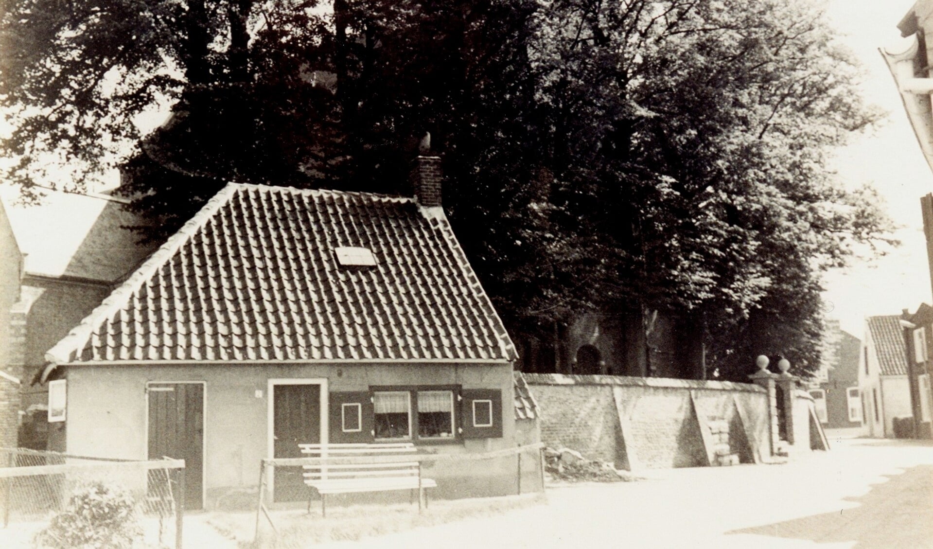 'Het pannenkoekenhuisje' vroeger in de Kromstraat in Halsteren.