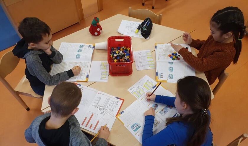 Bij De Dobbelsteen gebeurt de noodopvang in de vertrouwde omgeving van de eigen school.