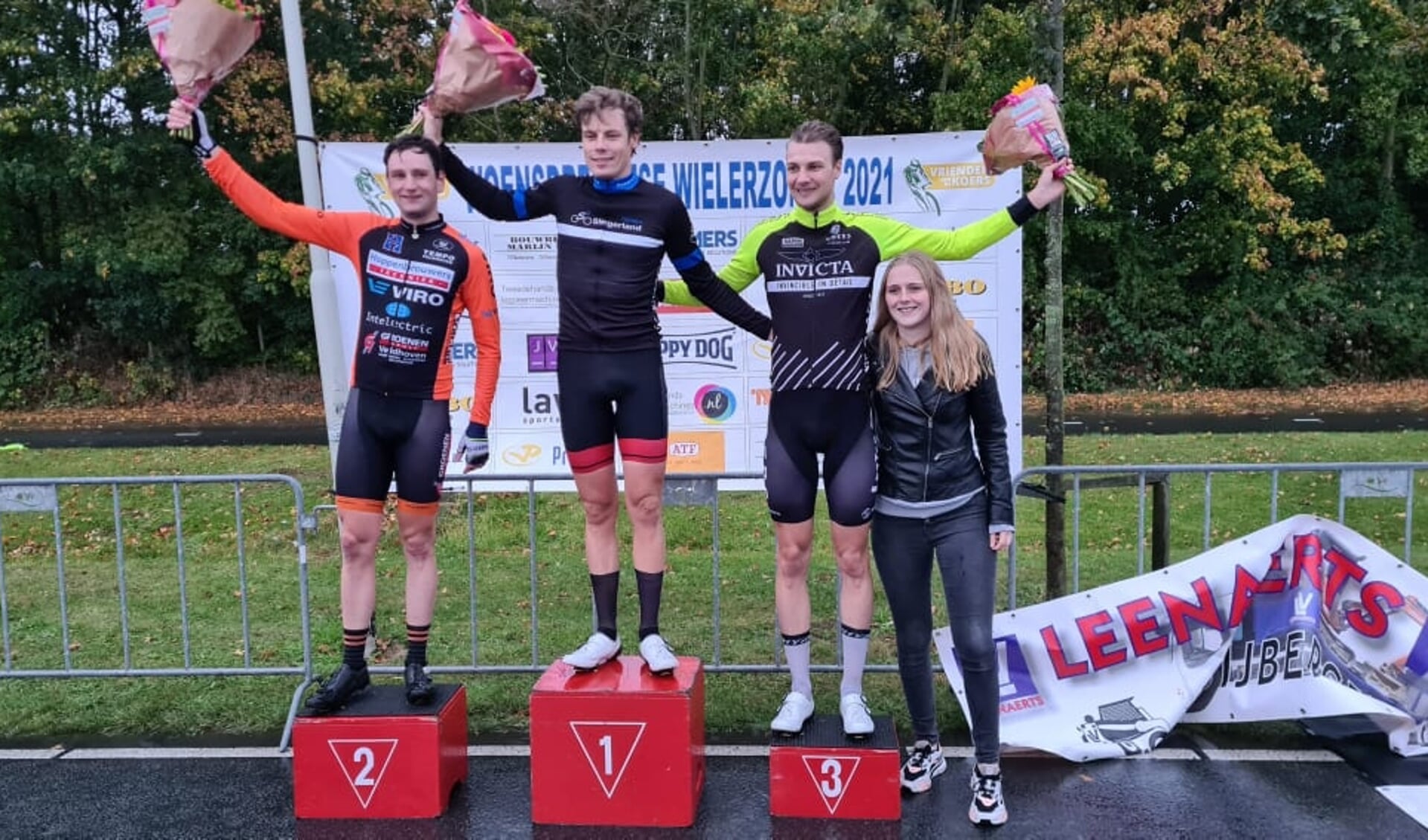 Winnaars Elite/Beloften bij de Ronde van Hoogerheide.