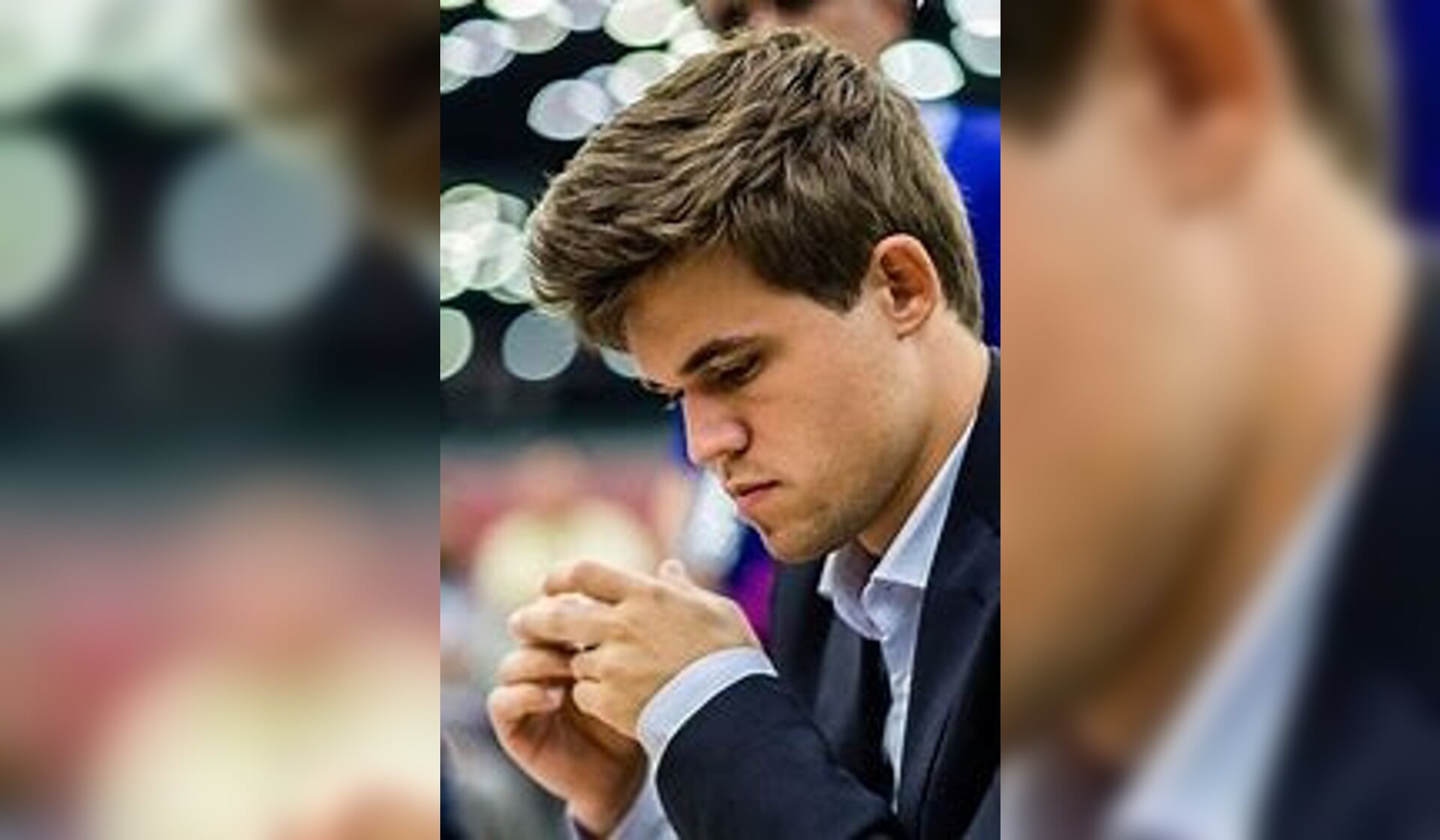 Wereldkampioen Magnus Carlsen (Zweden).