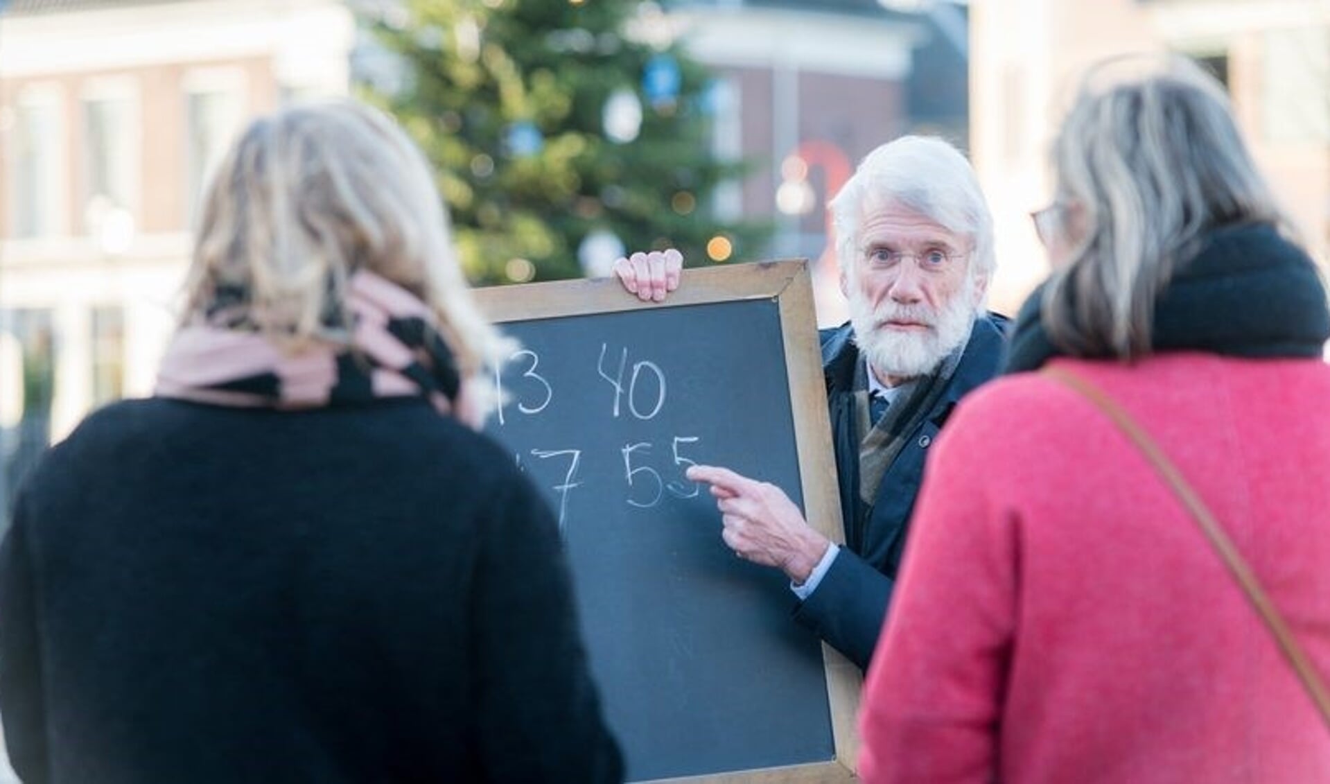 TV-professor Erik Scherder (midden). 