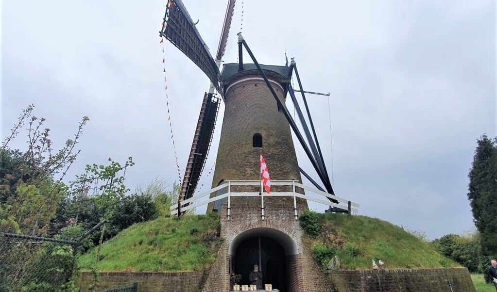 Molen Johanna tijdens het Nationale Molenweekend.