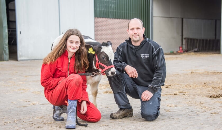 Ludo Bogers met dochter Lieke, die haar vader graag wil opvolgen.