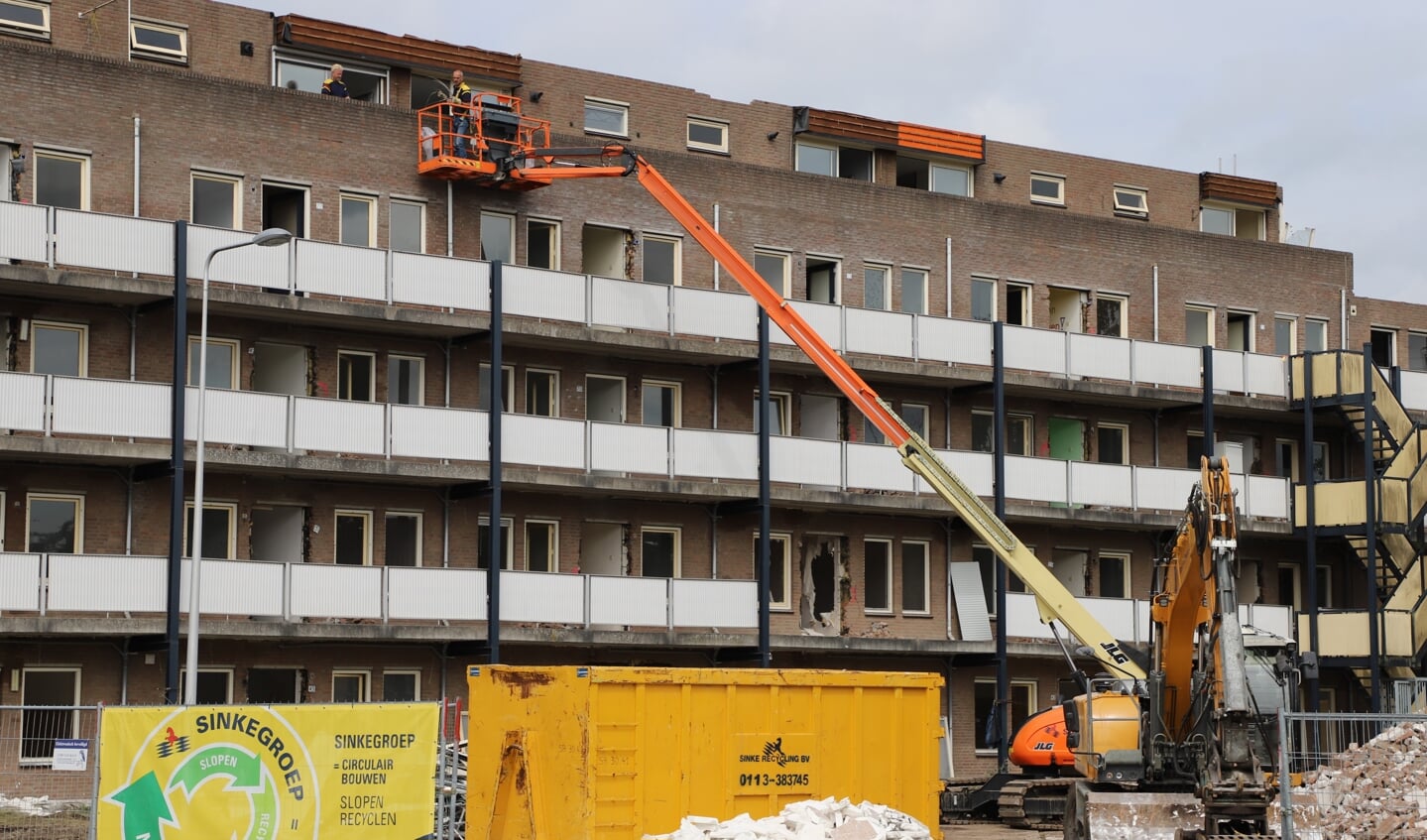 De laatste handelingen voor de grote sloop.