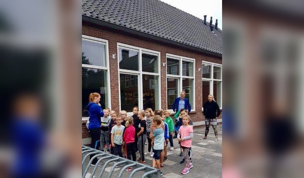 Het project Sport- en Cultuurimpuls startte bij de basisschool in Huijbergen.