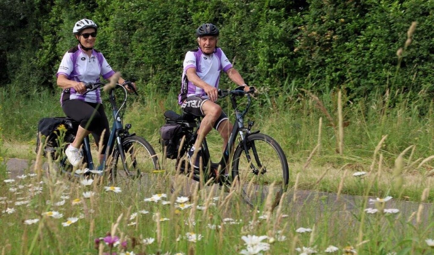 Recreanten van TTC de Liefhebbers en route.