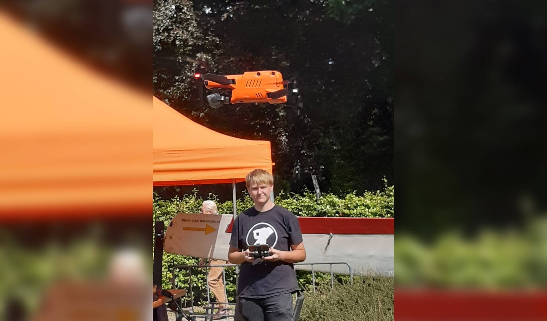 Drone demo bij Wings over Woensdrecht. 