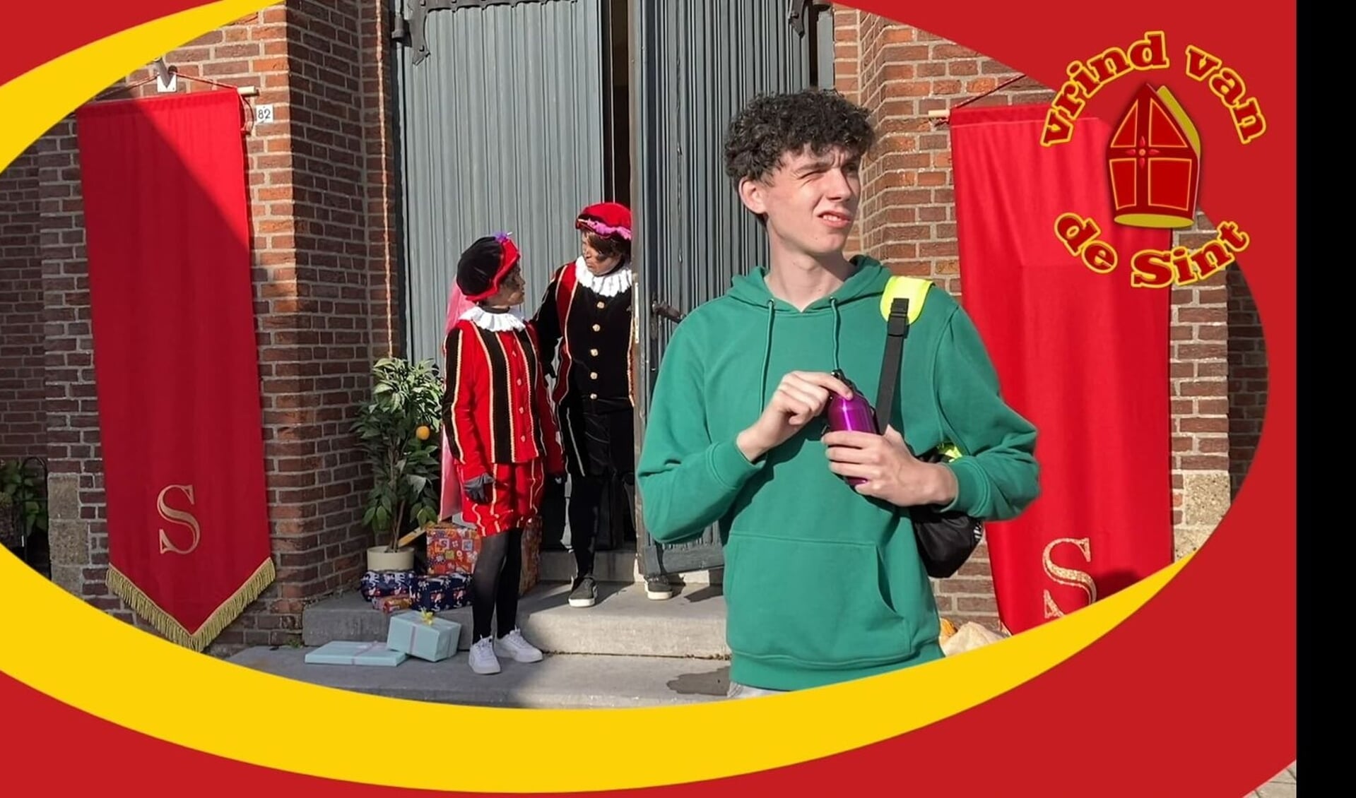 Scène uit de Sinterklaas-serie De Witte Piet.