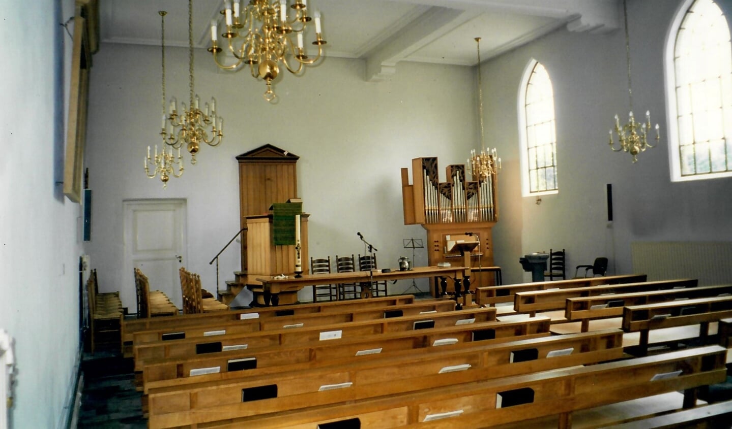 Het interieur van de Protestantse Kerk is sinds 1998 sterk veranderd.