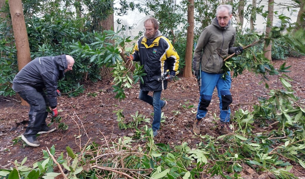 Op Landgoed De Hertgang is flink geruimd.