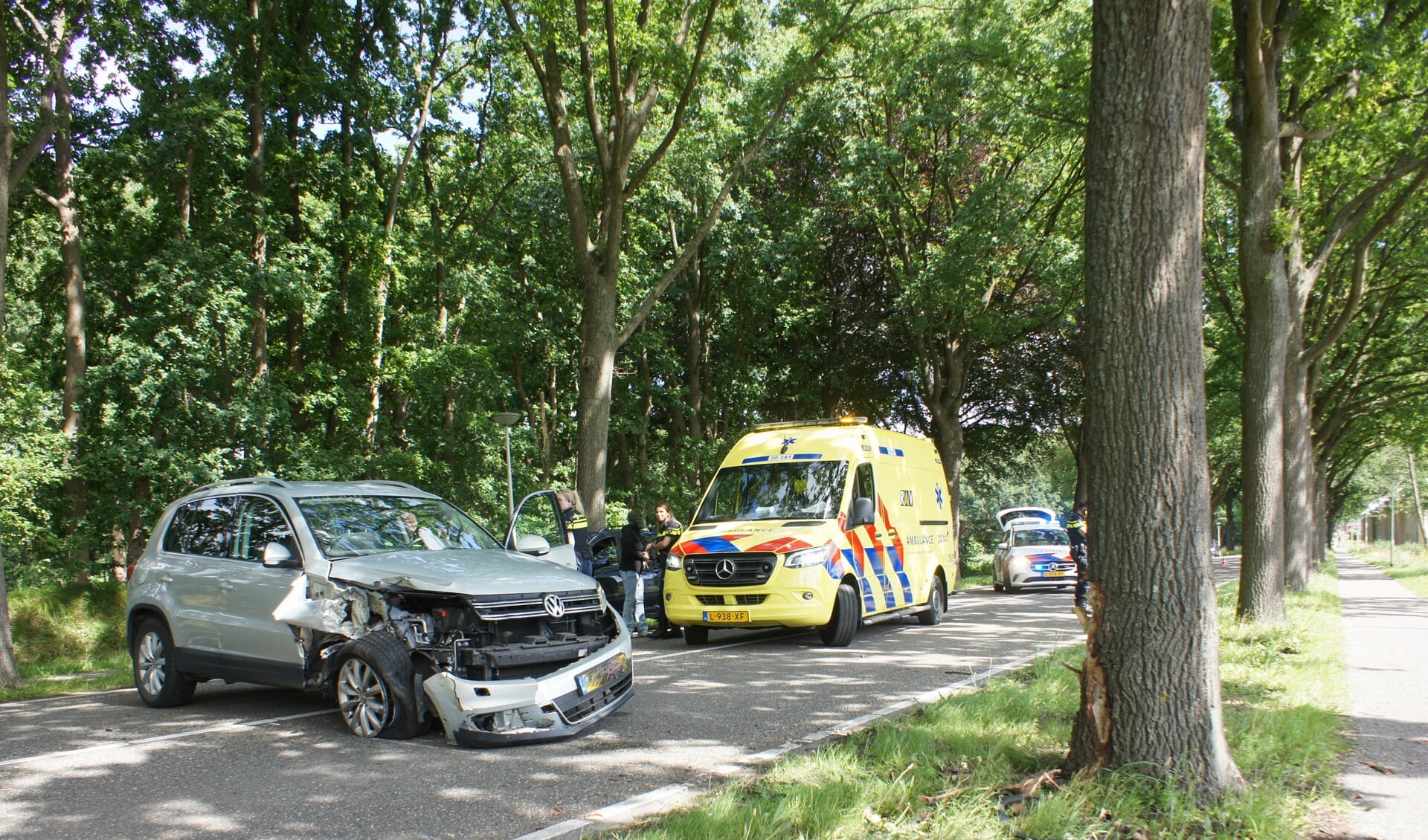 Eenzijdig ongeval met gewonde op Steenbergseweg.