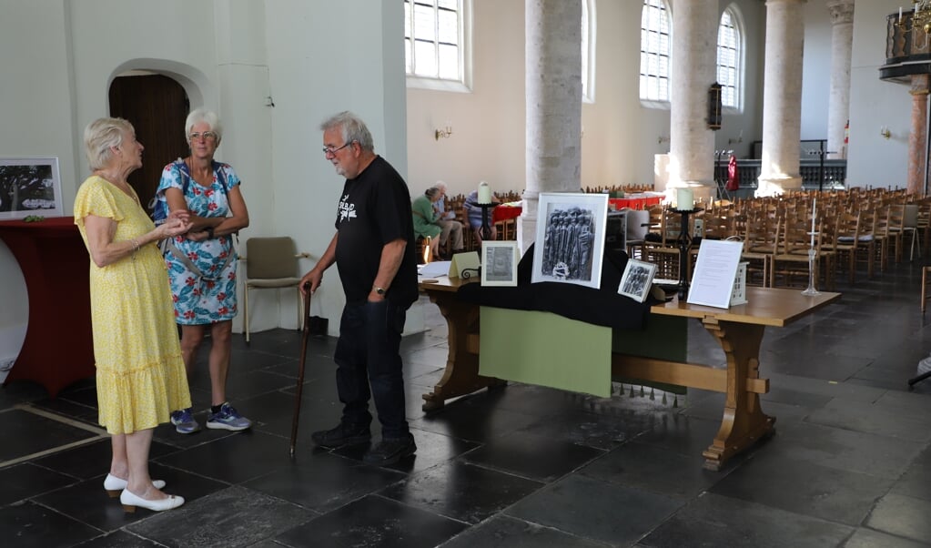 De vorige Open Kerk met en expositie van Plonie van Oijen.