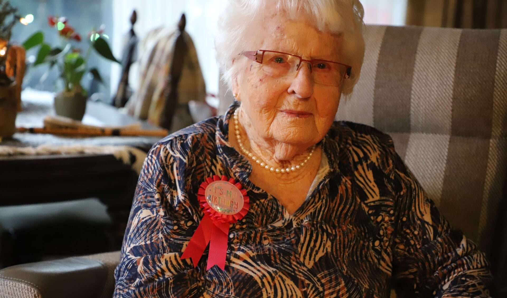 Mevrouw To Hagens-Beijaarts 102 jaar.