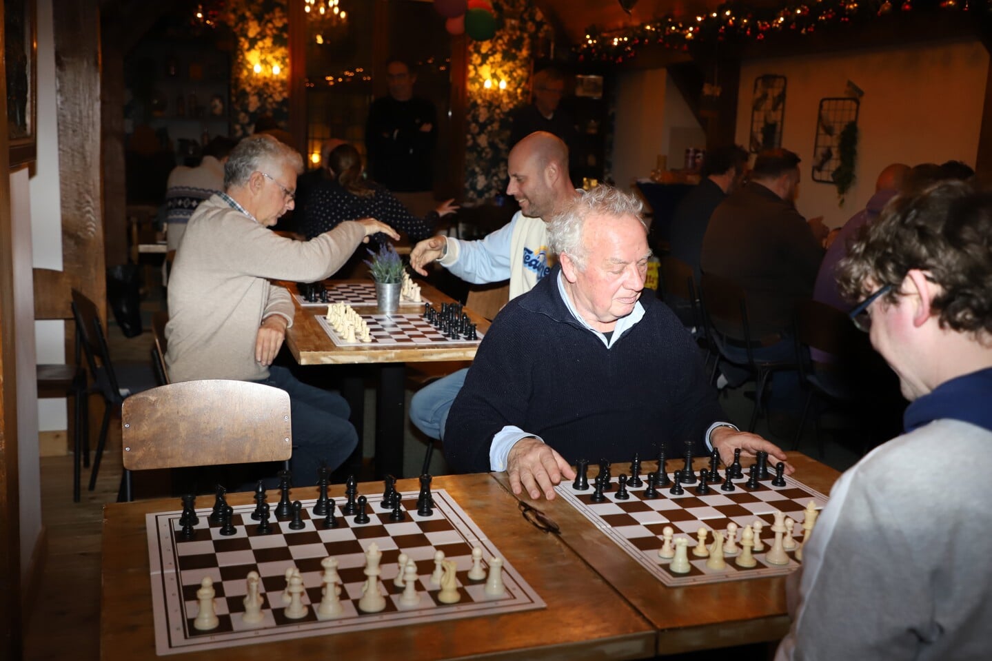 Het Gongtoernooi rond Kerstmis is een schaaktraditie bij BSV. 